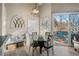 Dining room with patio access and built-in bench at 1633 E Lakeside Dr # 113, Gilbert, AZ 85234