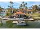 Lakefront dock with boat slips and clubhouse at 1633 E Lakeside Dr # 113, Gilbert, AZ 85234