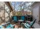 Private patio with seating area and grill at 1633 E Lakeside Dr # 113, Gilbert, AZ 85234