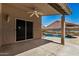 Covered patio with access to the pool at 17775 N Lainie Ct, Surprise, AZ 85374