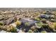 Aerial view of house and surrounding desert landscape at 34830 N Desert Winds Cir, Carefree, AZ 85377