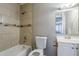 Bathroom with shower/tub combo and vanity at 3636 N 86Th Ln, Phoenix, AZ 85037