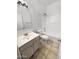 Clean bathroom with tub/shower combo and vanity at 521 E Cheyenne Rd, San Tan Valley, AZ 85143