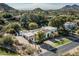 Stunning aerial view of the property; showcasing its unique features at 5301 E Roadrunner Rd, Paradise Valley, AZ 85253