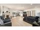 Spacious main bedroom with sitting area, fireplace, and hardwood floors at 5301 E Roadrunner Rd, Paradise Valley, AZ 85253