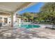 Relaxing pool area with lounge chairs and mountain backdrop at 5301 E Roadrunner Rd, Paradise Valley, AZ 85253