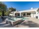 Resort style pool and spa with a large patio at 5301 E Roadrunner Rd, Paradise Valley, AZ 85253