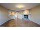 Living room with tile floors and fireplace at 7777 E 2Nd St # 111, Scottsdale, AZ 85251