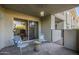 Relaxing patio with seating area, perfect for outdoor enjoyment at 7777 E 2Nd St # 111, Scottsdale, AZ 85251