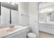 Clean bathroom with toilet and sink at 14300 W Bell Rd # 65, Surprise, AZ 85374
