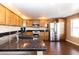Modern kitchen with stainless steel appliances and granite counters at 33550 N Dove Lakes Dr # 2026, Cave Creek, AZ 85331