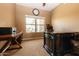 Home office with large window and built-in desk at 33550 N Dove Lakes Dr # 2026, Cave Creek, AZ 85331