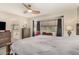 Bright bedroom with ensuite bathroom and king bed at 3829 S Harlan --, Mesa, AZ 85212