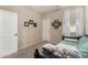 Bright bedroom with double door closet and plush carpeting at 3829 S Harlan --, Mesa, AZ 85212