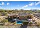 Single-story home with pool and mountain views at 10432 E Winter Sun Dr, Scottsdale, AZ 85262