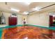 Spacious garage with epoxy floor and ample storage at 10432 E Winter Sun Dr, Scottsdale, AZ 85262