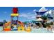 Colorful water park with slides and play features at 2422 W Clearview Trl, Anthem, AZ 85086