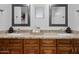 Double sink bathroom vanity with granite countertop at 3751 E Fairmount Ave, Phoenix, AZ 85018