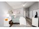 Main bedroom with king-size bed and ensuite bathroom access at 4636 E Danbury Rd, Phoenix, AZ 85032