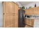 Spacious kitchen with ample wood cabinetry and a large pantry at 5736 E Lawndale St, Mesa, AZ 85215