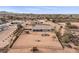 Aerial view of property showcasing the house and large yard at 12121 S 214Th Ave, Buckeye, AZ 85326
