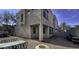 Private backyard with gravel, patio furniture and a built-in grill at 1943 E Hayden Ln # 103, Tempe, AZ 85281