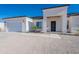 Modern home with gray roof and a landscaped front yard at 26623 S 187Th Ave, Buckeye, AZ 85326