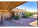 Home entrance with walkway, landscaping, and covered entryway at 3953 W Evans Dr, Phoenix, AZ 85053