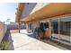 Covered patio with built-in grill and sliding glass doors at 3953 W Evans Dr, Phoenix, AZ 85053