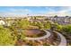 Aerial view of a circular community path at 4923 E Village Dr, Scottsdale, AZ 85254