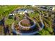 Aerial view of a community path at 4923 E Village Dr, Scottsdale, AZ 85254