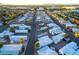 Wide aerial view of mobile home community at 701 S Dobson Rd # 158, Mesa, AZ 85202