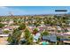 Aerial view showing house location near Scottsdale Rd & Bell Rd at 6819 E Grandview Dr, Scottsdale, AZ 85254