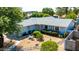 Aerial view of house with landscaped front yard at 6819 E Grandview Dr, Scottsdale, AZ 85254