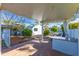 Covered patio, brick flooring, backyard view at 6819 E Grandview Dr, Scottsdale, AZ 85254