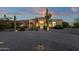 Desert landscape with a large, inviting home; showcasing the front entrance at 9325 E Paraiso Dr, Scottsdale, AZ 85255