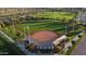 Community baseball field with covered seating at 7132 W Trenton Way, Florence, AZ 85132