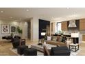 Open living space featuring a neutral color palette and stylish furnishings at 18720 N 101St St # 4012, Scottsdale, AZ 85255
