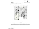 Floor plan of a 3-4 bedroom home with 3.5-4.5 baths at 3942 E Penedes Dr, Gilbert, AZ 85298