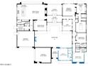 Open floor plan with spacious great room and multiple bedrooms at 7545 E Laredo Ln, Scottsdale, AZ 85250
