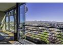 Stunning panoramic city and mountain views from expansive window at 7180 E Kierland Blvd # 1115, Scottsdale, AZ 85254