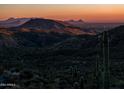 Stunning desert landscape with cacti and sunset at 9108 E Grapevine Pass --, Scottsdale, AZ 85262