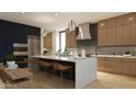 Modern kitchen boasts stainless steel appliances and an island at 18720 N 101St St # 3016, Scottsdale, AZ 85255