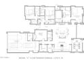 Model C floor plan featuring 3-car tandem garage and spacious great room at 10977 E Oberlin Way, Scottsdale, AZ 85262