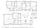Model C floor plan with 2-car garage, office, and alternate dining at 10905 E Oberlin Way, Scottsdale, AZ 85262