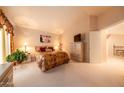Spacious bedroom with floral bedding and ample closet space at 1873 E Mcnair Dr, Tempe, AZ 85283
