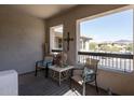 Private balcony with seating area, offering scenic views at 33575 N Dove Lakes Dr # 2044, Cave Creek, AZ 85331