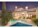 Luxury home with a sparkling pool and spacious backyard at 3965 E Sierra Vista Dr, Paradise Valley, AZ 85253
