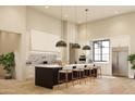 Bright kitchen featuring an expansive island at 0 N Marchant Trace --, Queen Creek, AZ 85144