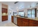 Eat-in kitchen with granite countertops and stainless steel appliances at 20419 N Shadow Mountain Dr, Surprise, AZ 85374